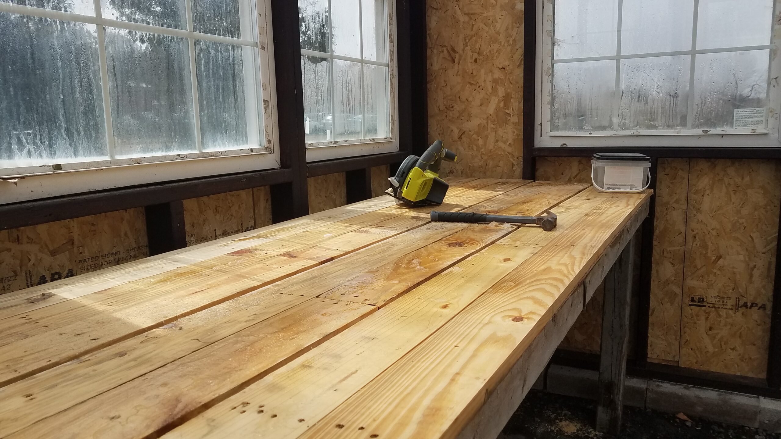 Building a Greenhouse Table with an Optional Low Tunnel