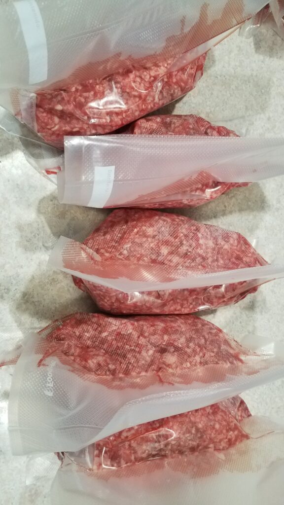 How to Vacuum Seal Hamburger A Farmette in Bloom