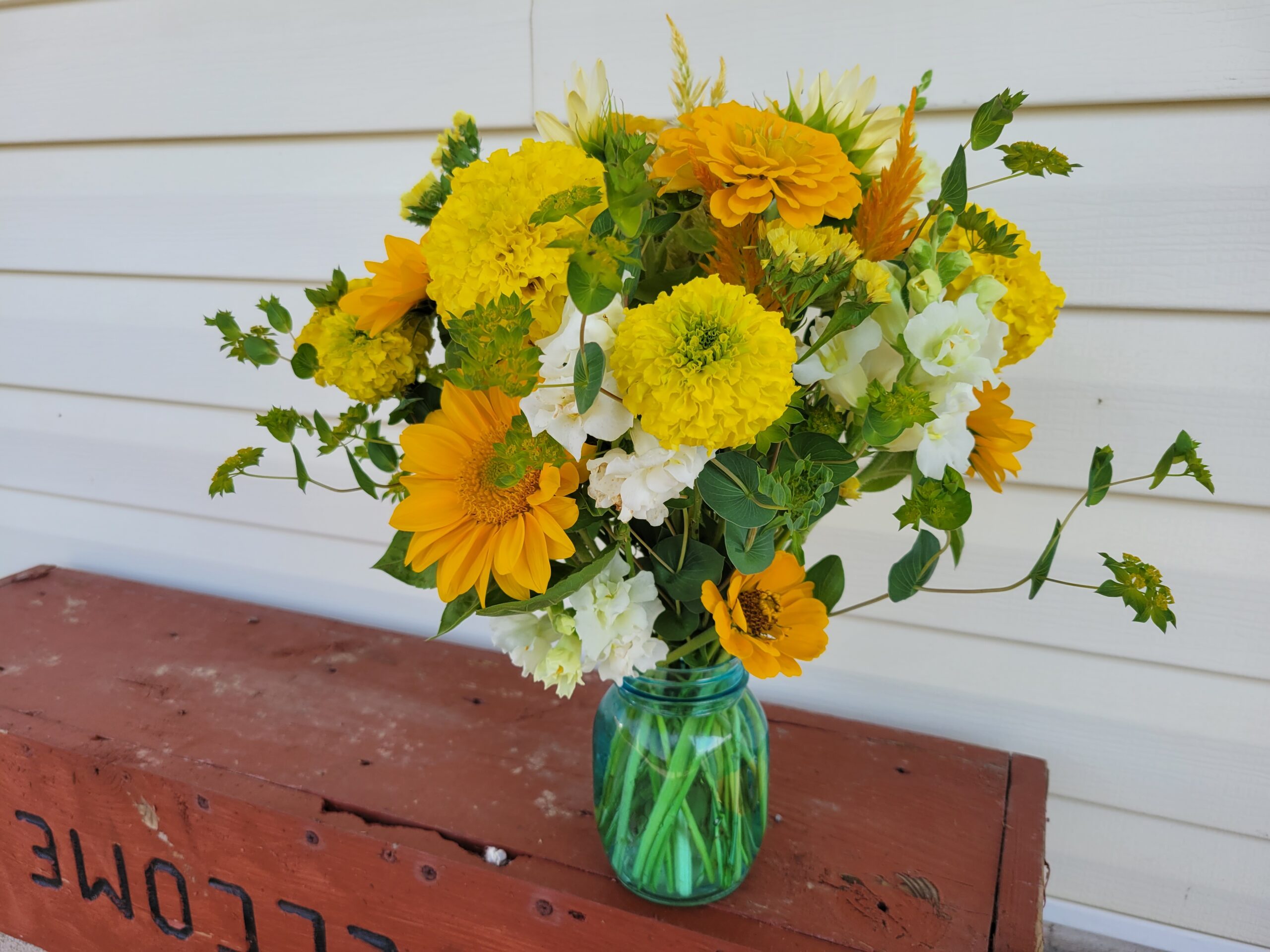 Golden Yellow Sunflower Bouquet